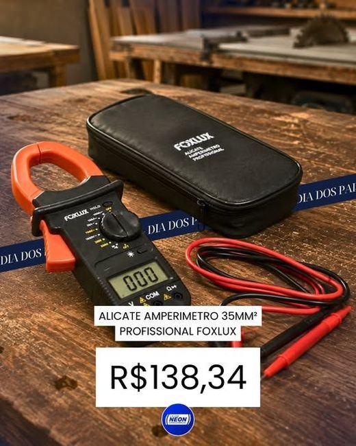 Alicate amperímetro Foxlux
