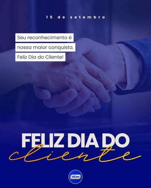 Feliz Dia do Cliente